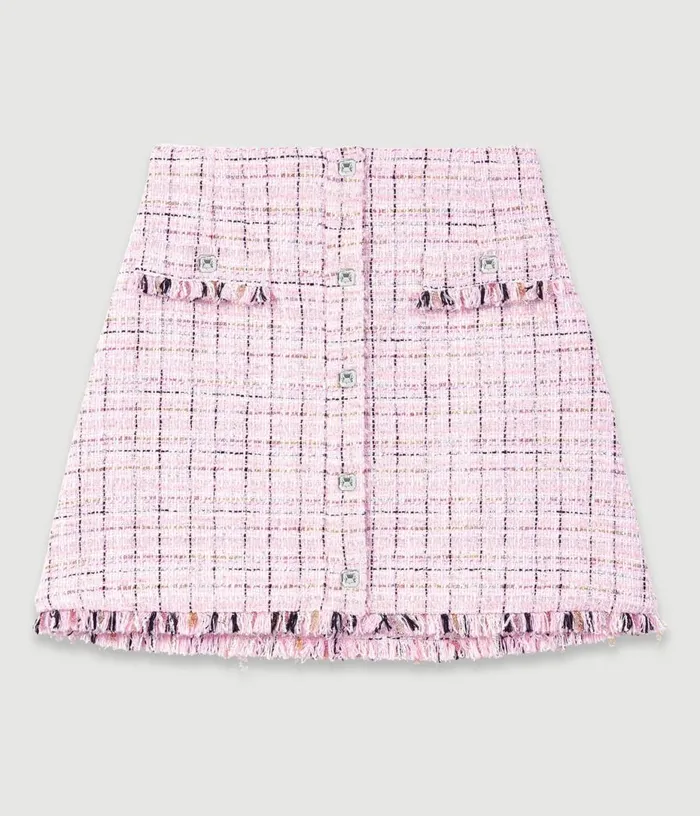 Maje Tweed Skirt Women Skirts and Shorts