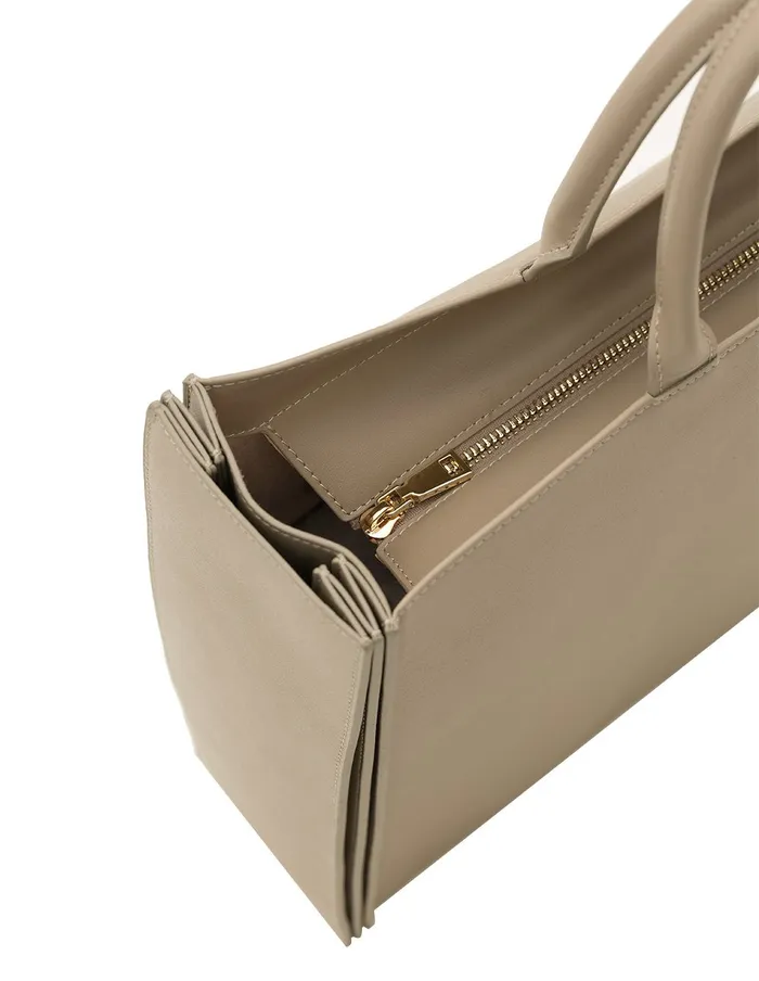 MARYLING Bags Grained Calfskin Large Cabas Handbag Tan 8211 Women MARYLING Bags Grained Calfskin Large Cabas Handbag Tan 8211 Women