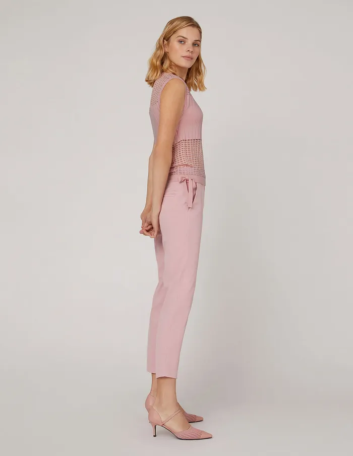 MARYLING Blouse Cherry Blossom Pink Knit Vest Red 8211 Women MARYLING Blouse Cherry Blossom Pink Knit Vest Red 8211 Women