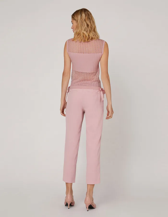 MARYLING Blouse Cherry Blossom Pink Knit Vest Red 8211 Women MARYLING Blouse Cherry Blossom Pink Knit Vest Red 8211 Women