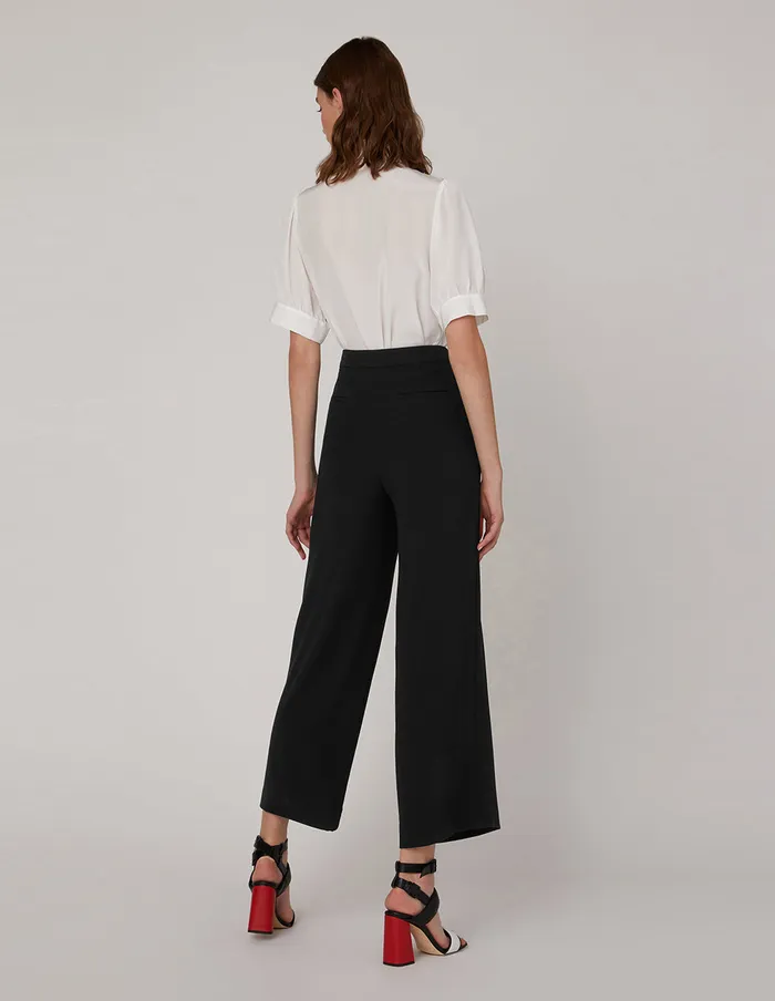 MARYLING Blouse Pleated Design Chest Pocket And Puff Sleeves White 8211 Women