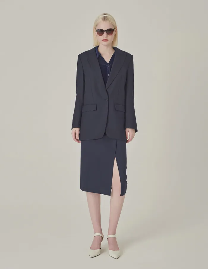 MARYLING Jacket and Coat CrewNeck LongSleeve Cropped MultiPockets Wool Knitted Cardigan Mid 8211 Women MARYLING Jacket and Coat CrewNeck LongSleeve Cropped MultiPockets Wool Knitted Cardigan Mid 8211 Women