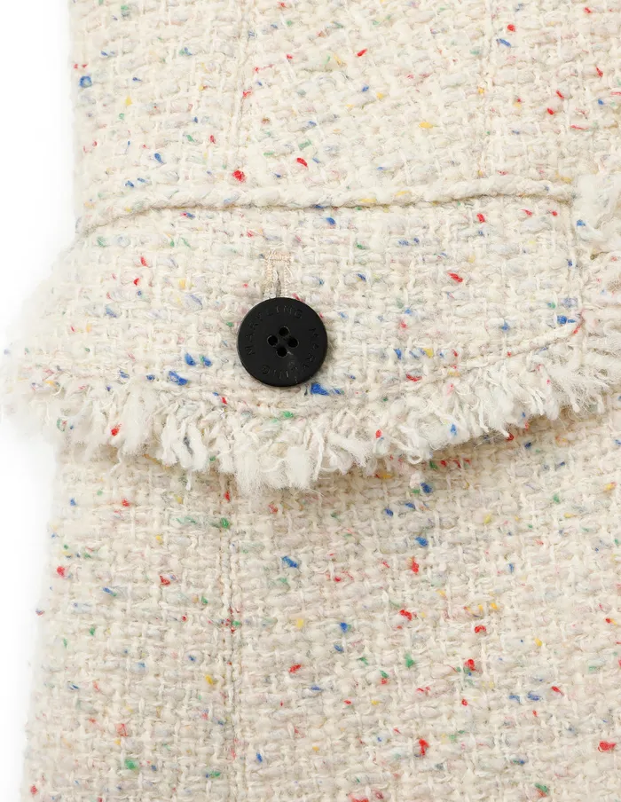 MARYLING Jacket and Coat Pistol Lapel MidLength Blazer Dots 8211 Women MARYLING Jacket and Coat Pistol Lapel MidLength Blazer Dots 8211 Women