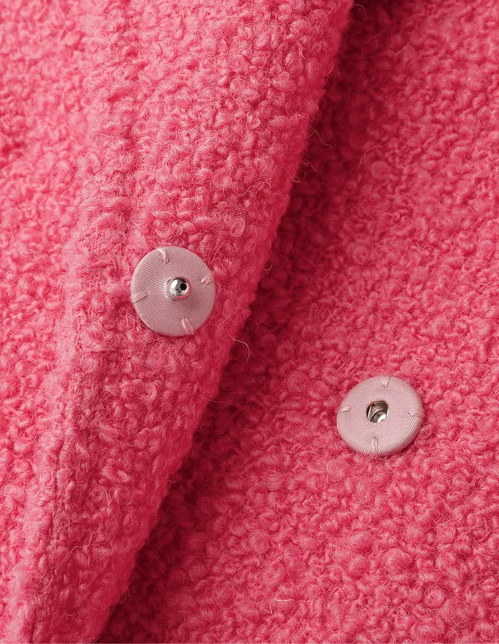 MARYLING Jacket and Coat Sweet Peach Pink Belted Jacket Red 8211 Women MARYLING Jacket and Coat Sweet Peach Pink Belted Jacket Red 8211 Women
