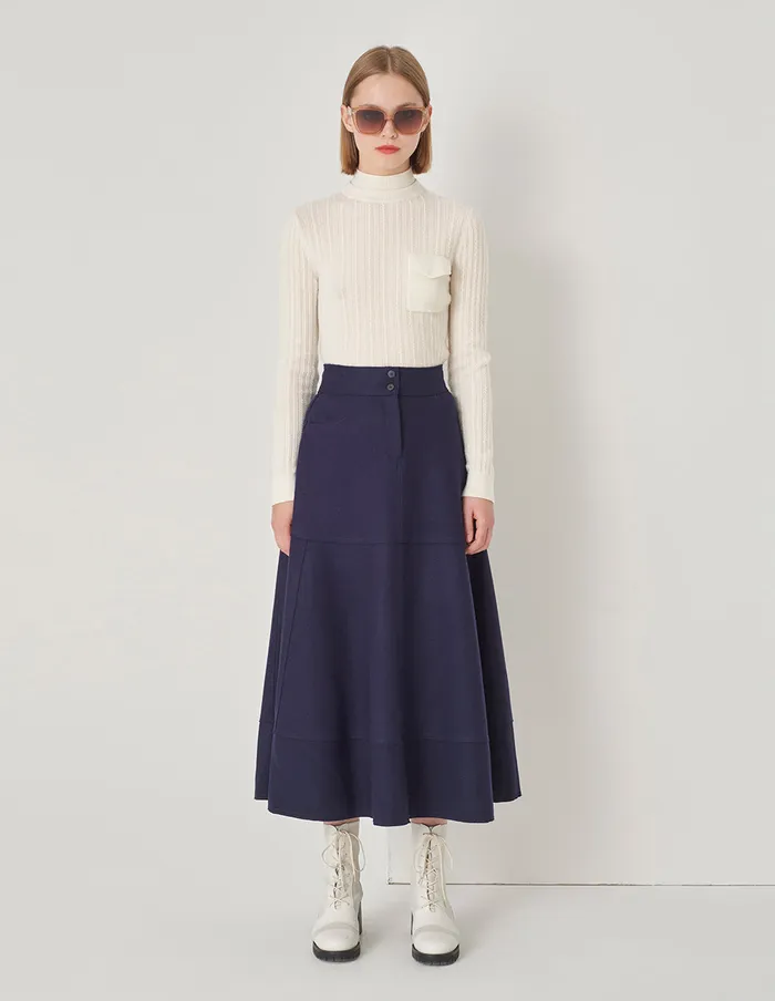 MARYLING Knitwear OffWhite Cashmere Knit Sweater Cream 8211 Women