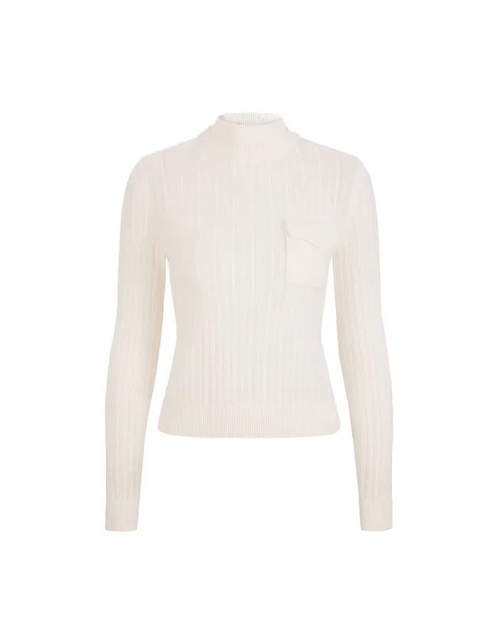 MARYLING Knitwear OffWhite Cashmere Knit Sweater Cream 8211 Women MARYLING Knitwear OffWhite Cashmere Knit Sweater Cream 8211 Women