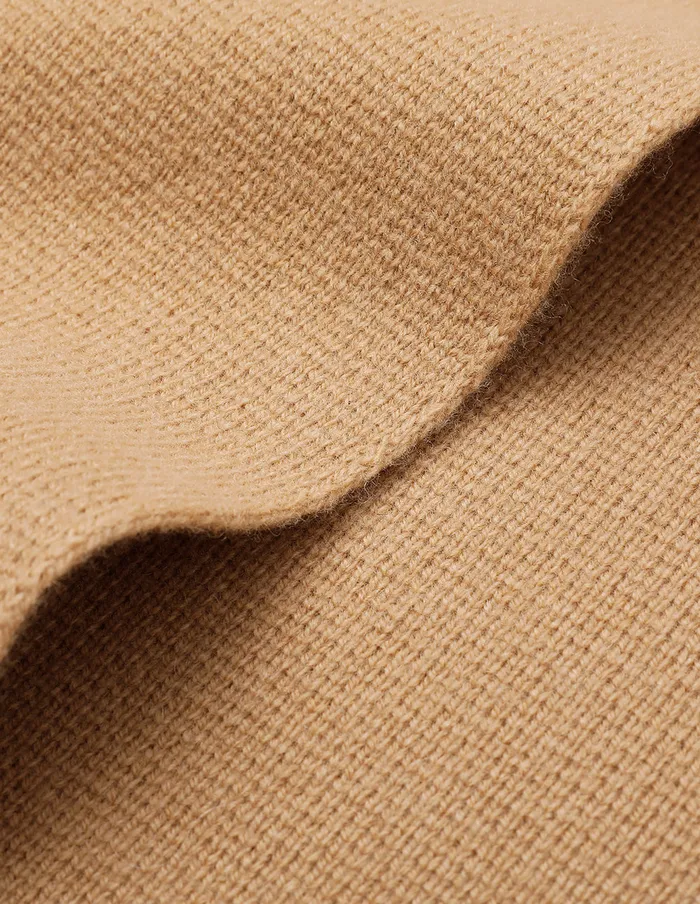 MARYLING Knitwear Sand Jacquard Sleeve Trim Knit Coat Sand 8211 Women MARYLING Knitwear Sand Jacquard Sleeve Trim Knit Coat Sand 8211 Women
