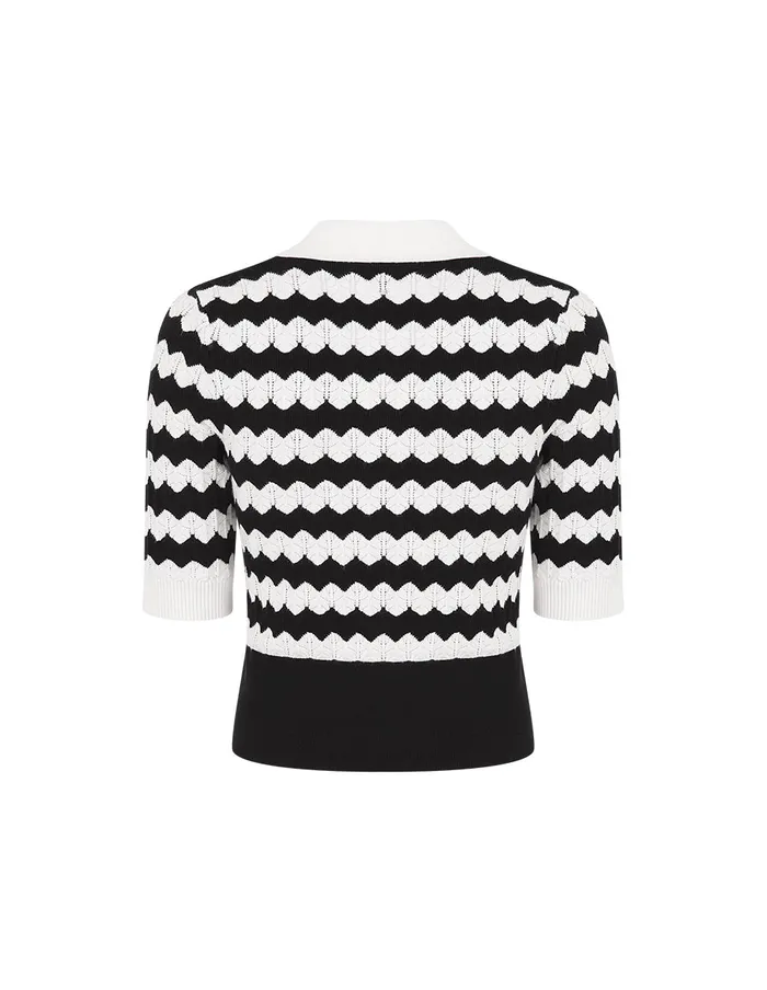 MARYLING Knitwear VNeck Contrast Knitted Sweater Monochrome 8211 Women MARYLING Knitwear VNeck Contrast Knitted Sweater Monochrome 8211 Women