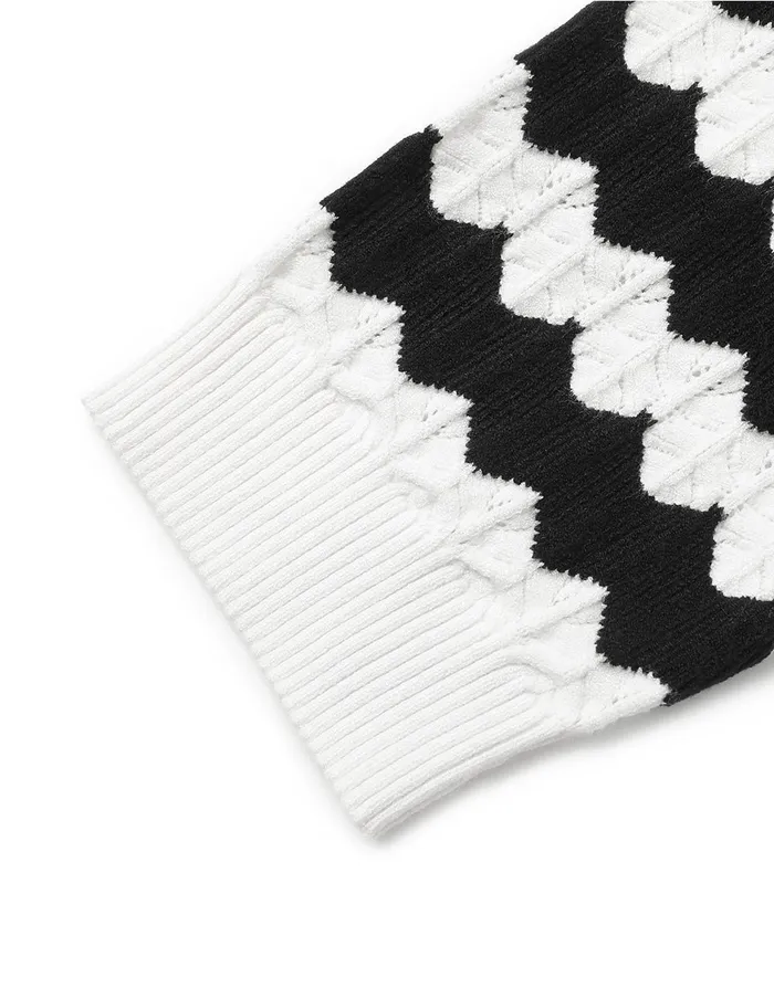 MARYLING Knitwear VNeck Contrast Knitted Sweater Monochrome 8211 Women MARYLING Knitwear VNeck Contrast Knitted Sweater Monochrome 8211 Women
