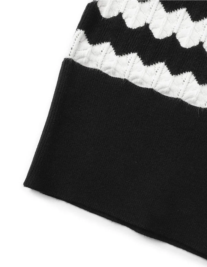 MARYLING Knitwear VNeck Contrast Knitted Sweater Monochrome 8211 Women MARYLING Knitwear VNeck Contrast Knitted Sweater Monochrome 8211 Women