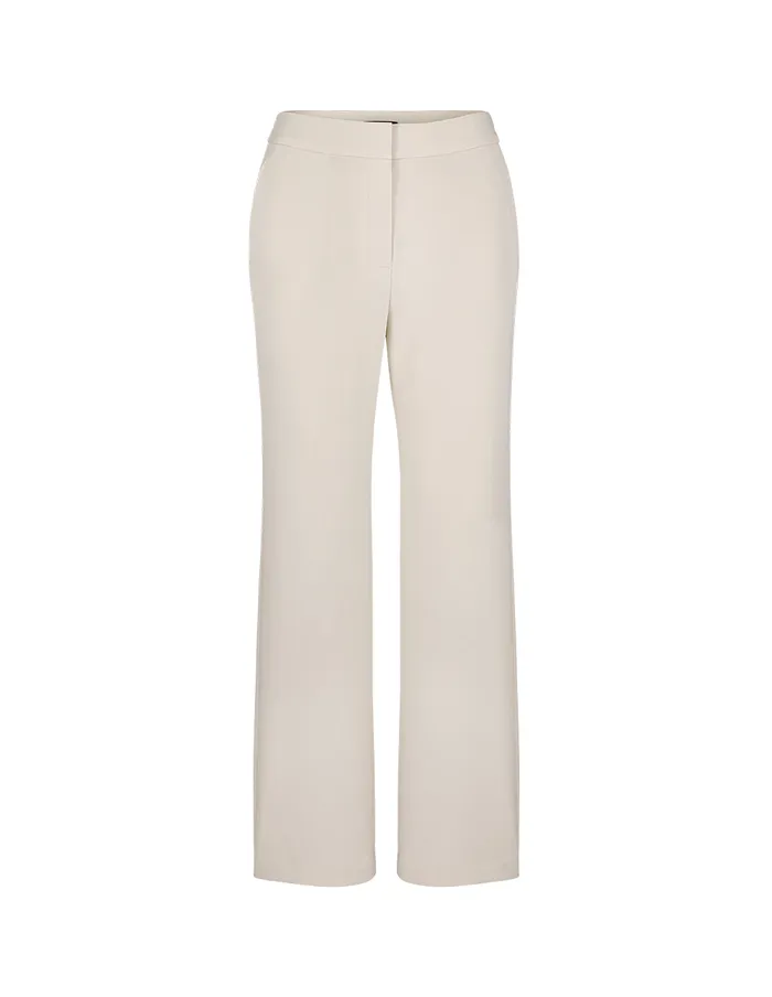 MARYLING Pants and Shorts Beige StraightLeg Suit Pants Cream 8211 Women MARYLING Pants and Shorts Beige StraightLeg Suit Pants Cream 8211 Women