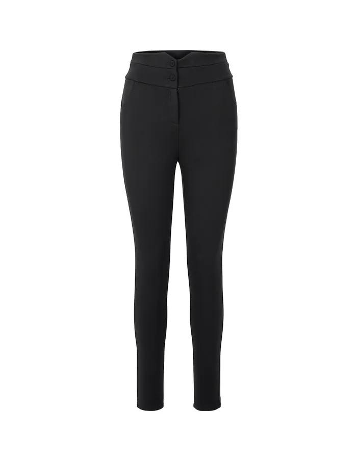 MARYLING Pants and Shorts Black Slim Elastic Ladies Tights Black 8211 Women MARYLING Pants and Shorts Black Slim Elastic Ladies Tights Black 8211 Women