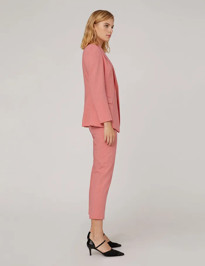 MARYLING Pants and Shorts CROP LEG SUIT TROUSERS Red 8211 Women