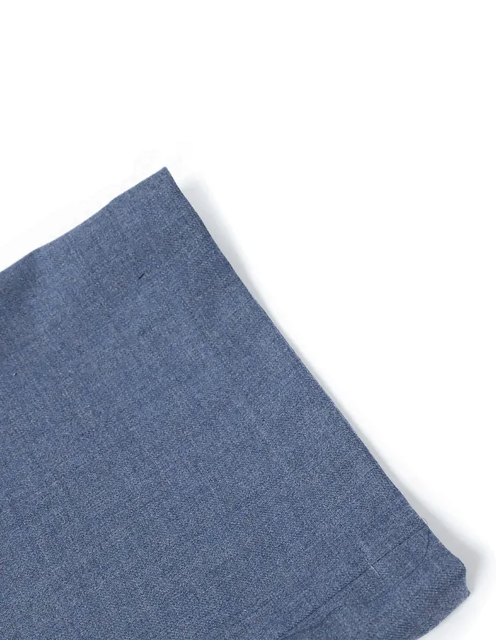 MARYLING Pants and Shorts Haze Blue Waist Smocked Design Straight Trousers Blue 8211 Women MARYLING Pants and Shorts Haze Blue Waist Smocked Design Straight Trousers Blue 8211 Women