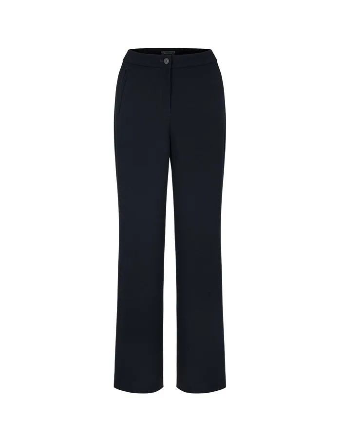 MARYLING Pants and Shorts Ice Blue Draped Straight Suit Pants Blue 8211 Women MARYLING Pants and Shorts Ice Blue Draped Straight Suit Pants Blue 8211 Women