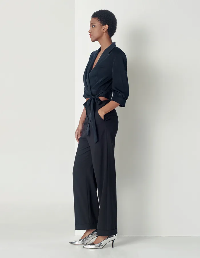 MARYLING Pants and Shorts STRAIGHT ROOMYFIT PANTS Blue 8211 Women MARYLING Pants and Shorts STRAIGHT ROOMYFIT PANTS Blue 8211 Women