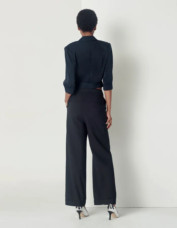 MARYLING Pants and Shorts STRAIGHT ROOMYFIT PANTS Blue 8211 Women MARYLING Pants and Shorts STRAIGHT ROOMYFIT PANTS Blue 8211 Women
