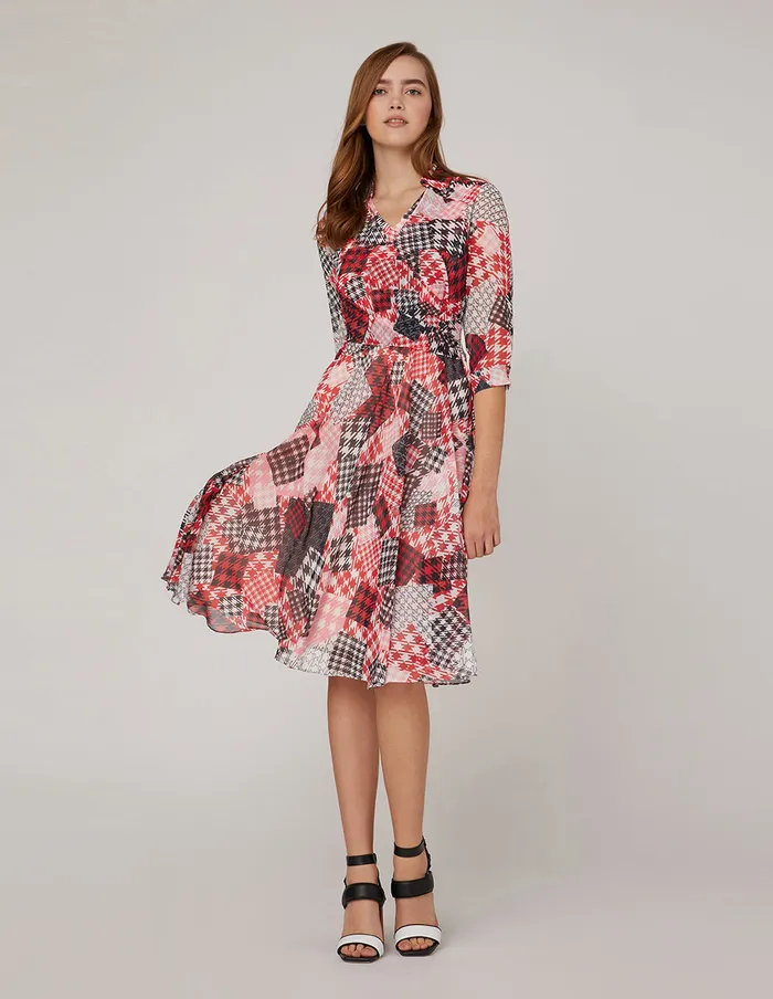 MARYLING Printed Dress VNECK WRAP GEORGETTE PATCHWORK PRINT DRESS Mix 8211 Women MARYLING Printed Dress VNECK WRAP GEORGETTE PATCHWORK PRINT DRESS Mix 8211 Women