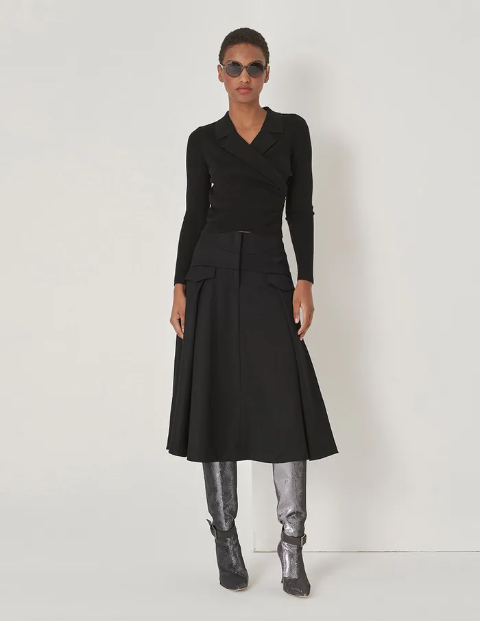 MARYLING Skirts Classic Black A Skirt Black 8211 Women