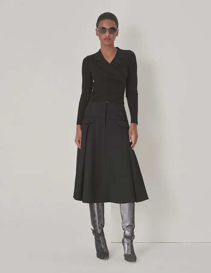 MARYLING Skirts Classic Black A Skirt Black 8211 Women MARYLING Skirts Classic Black A Skirt Black 8211 Women