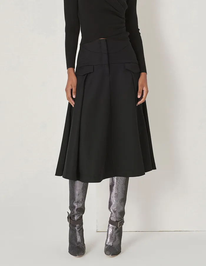 MARYLING Skirts Classic Black A Skirt Black 8211 Women MARYLING Skirts Classic Black A Skirt Black 8211 Women