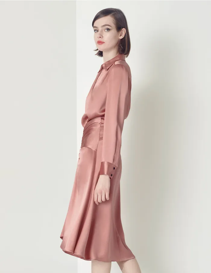 MARYLING Skirts GATHERED FRONT FISHTAIL SKIRT Red 8211 Women MARYLING Skirts GATHERED FRONT FISHTAIL SKIRT Red 8211 Women