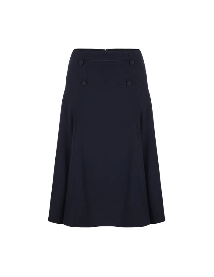 MARYLING Skirts Navy Blue KneeLength Trumpet Skirt Darkblue 8211 Women MARYLING Skirts Navy Blue KneeLength Trumpet Skirt Darkblue 8211 Women