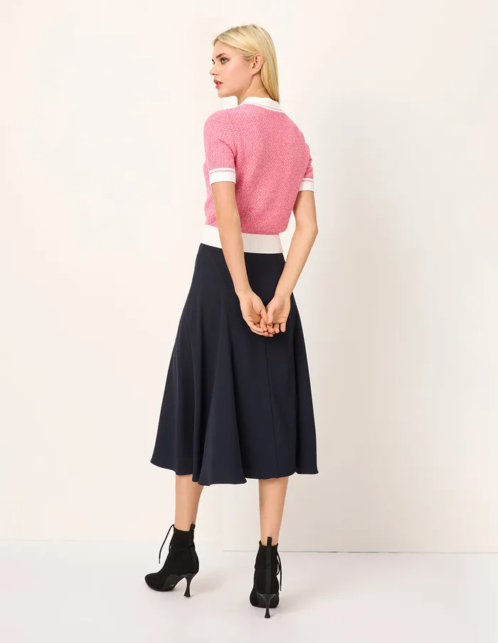 MARYLING Skirts Navy Blue KneeLength Trumpet Skirt Darkblue 8211 Women MARYLING Skirts Navy Blue KneeLength Trumpet Skirt Darkblue 8211 Women