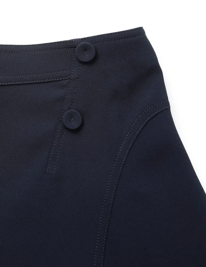 MARYLING Skirts Navy Blue KneeLength Trumpet Skirt Darkblue 8211 Women MARYLING Skirts Navy Blue KneeLength Trumpet Skirt Darkblue 8211 Women