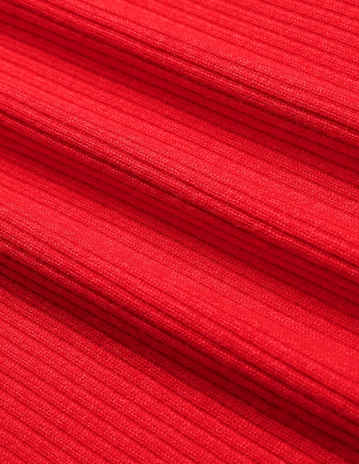 MARYLING Skirts Red Slit Knitted Skirt Red 8211 Women MARYLING Skirts Red Slit Knitted Skirt Red 8211 Women