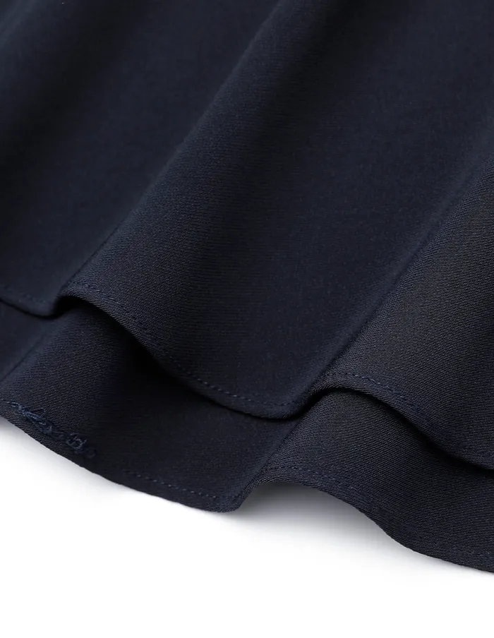 MARYLING Skirts Spring Midnight Blue Bow Knot Mini Skirt Blue 8211 Women MARYLING Skirts Spring Midnight Blue Bow Knot Mini Skirt Blue 8211 Women