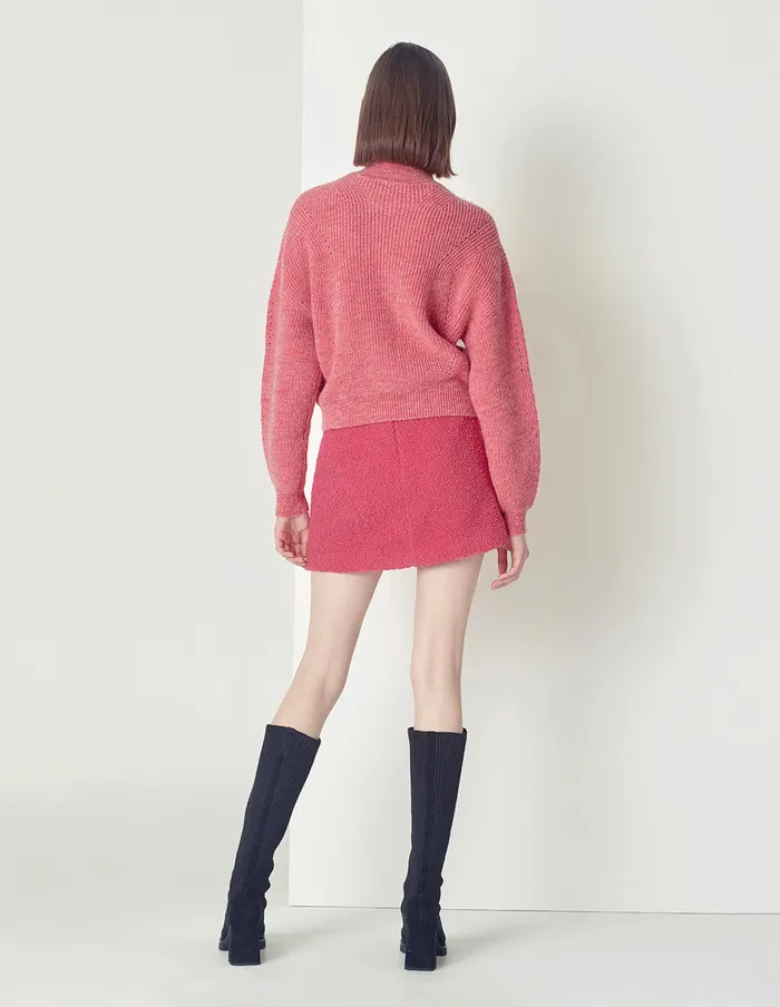 MARYLING Skirts Sweet Peach Pink Aline Mini Skirt Red 8211 Women MARYLING Skirts Sweet Peach Pink Aline Mini Skirt Red 8211 Women