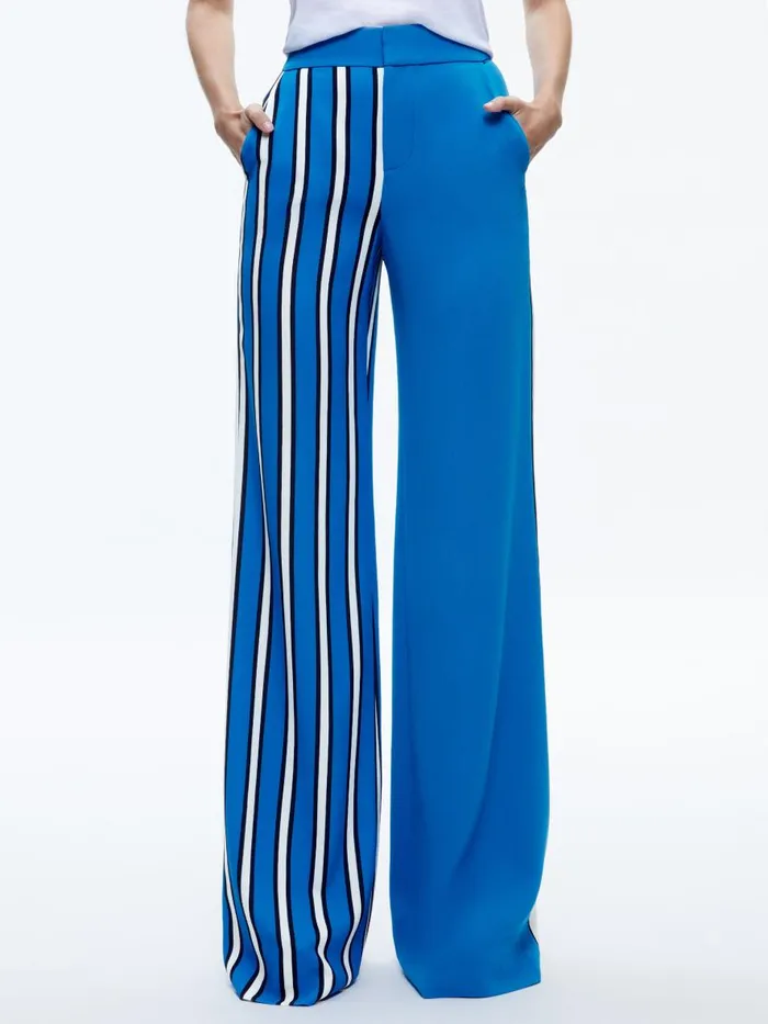 Matching Sets Women Alice Olivia Teakwood Stripe French Blue