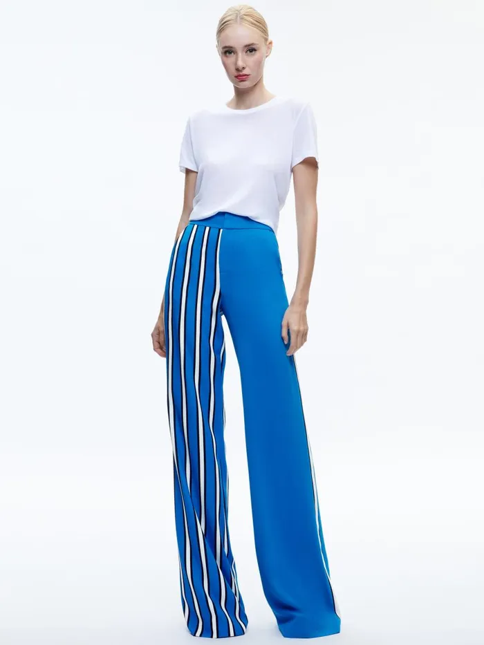 Matching Sets Women Alice Olivia Teakwood Stripe French Blue