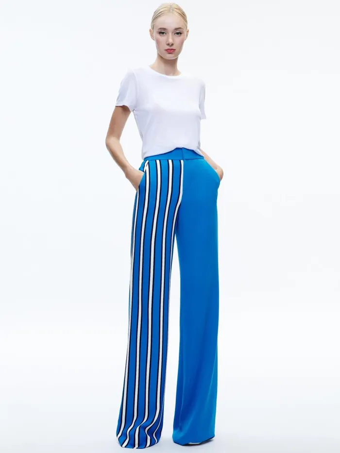 Matching Sets Women Alice Olivia Teakwood Stripe French Blue