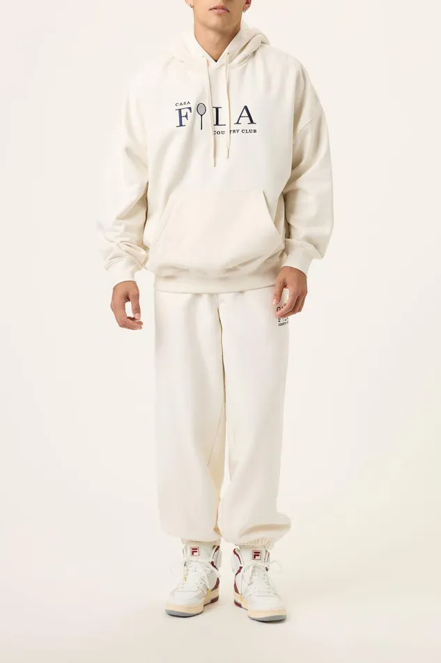 Matching Sets Women Fila Casa Fila Country Club Hoodie 920 Gardenia Matching Sets Women Fila Casa Fila Country Club Hoodie 920 Gardenia