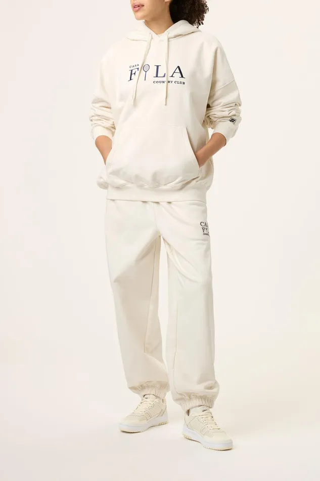 Matching Sets Women Fila Casa Fila Country Club Hoodie 920 Gardenia Matching Sets Women Fila Casa Fila Country Club Hoodie 920 Gardenia