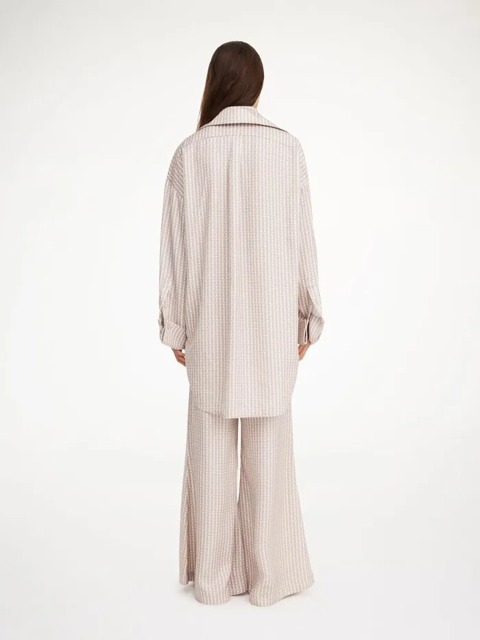 Maye Shirt Off White Monogram Women By Malene Birger Shirts