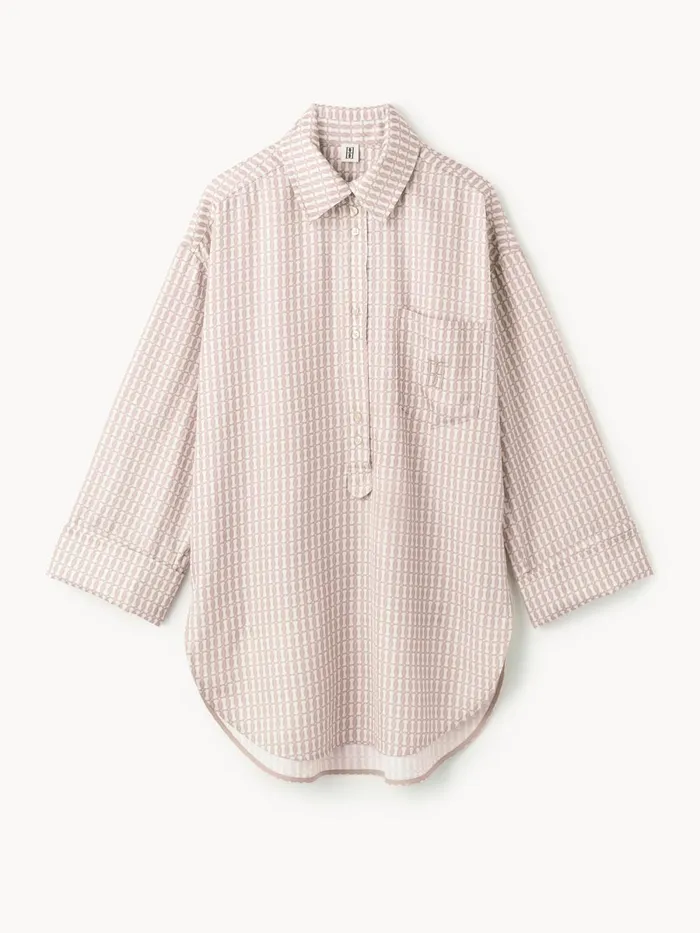 Maye Shirt Off White Monogram Women By Malene Birger Shirts