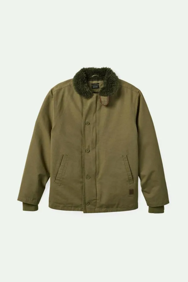 Men 20th Anniversary Mast Jacket Olive Surplus Brixton Jackets