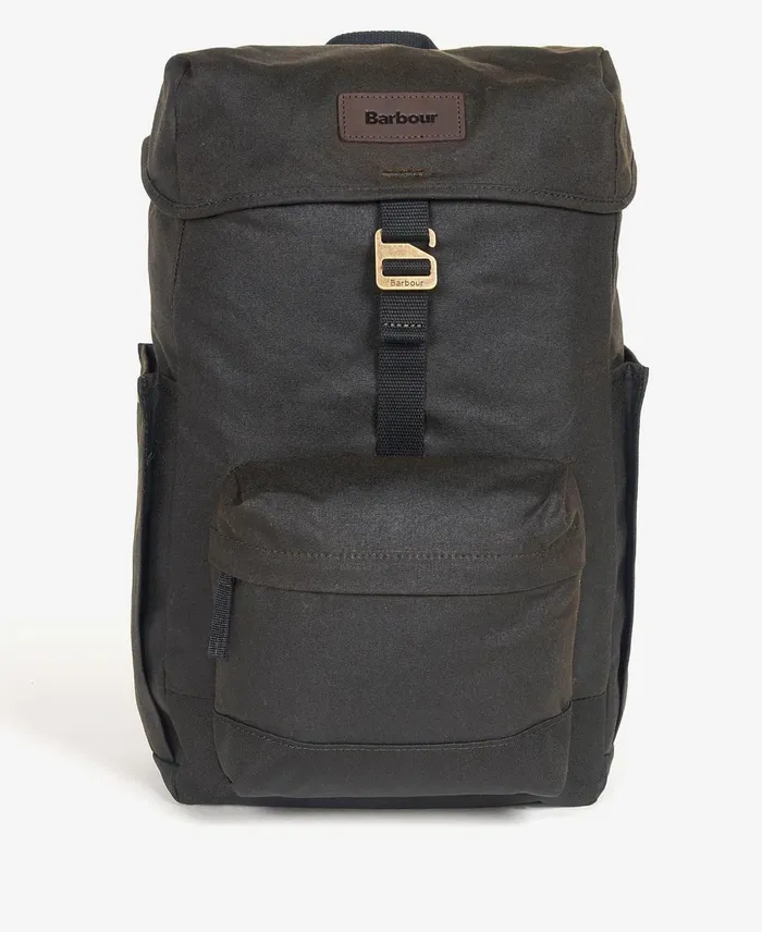 Men Bags and Luggage Barbour Essential Wax Backpack Classic Black Men Bags and Luggage Barbour Essential Wax Backpack Classic Black
