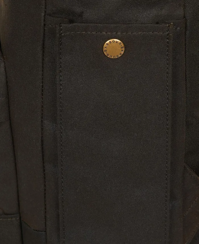 Men Bags and Luggage Barbour Essential Wax Backpack Classic Black Men Bags and Luggage Barbour Essential Wax Backpack Classic Black