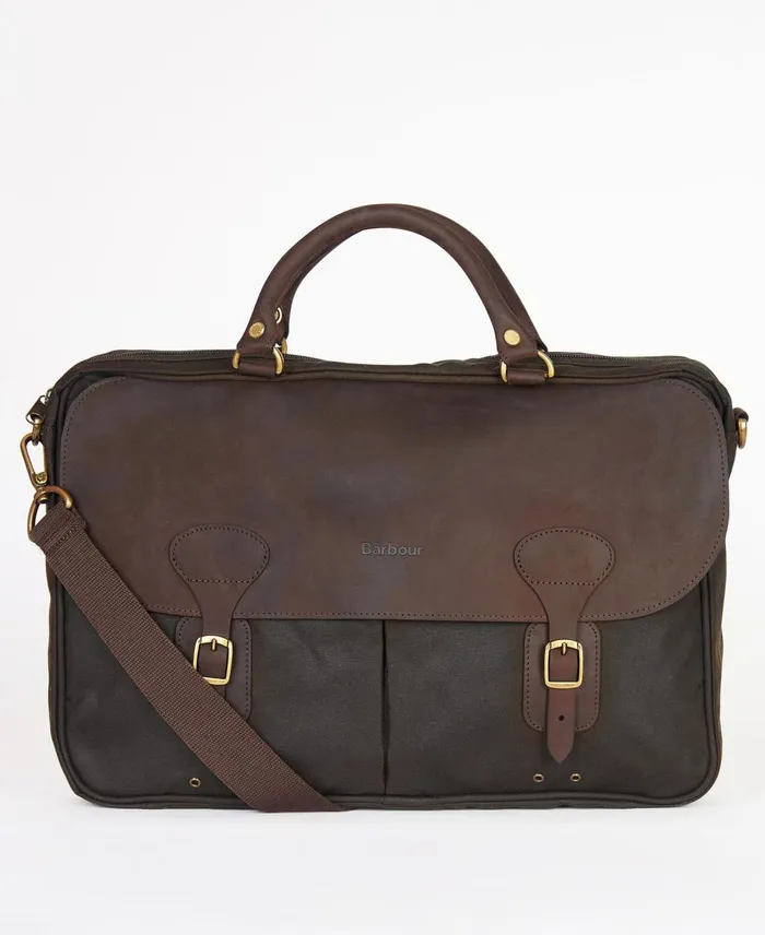 Men Bags and Luggage Barbour Wax Leather Briefcase Navy Men Bags and Luggage Barbour Wax Leather Briefcase Navy