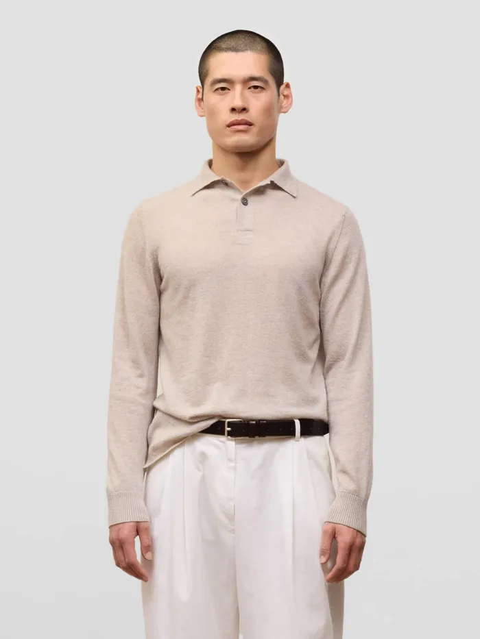 Men Begg X Co Loungewear Summer Rugby Cashmere Poloshirt Agate