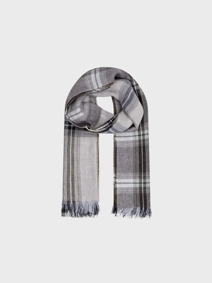 Men Begg X Co Scarves Fiji Hunter Lightweight Scarf Stone Bark
