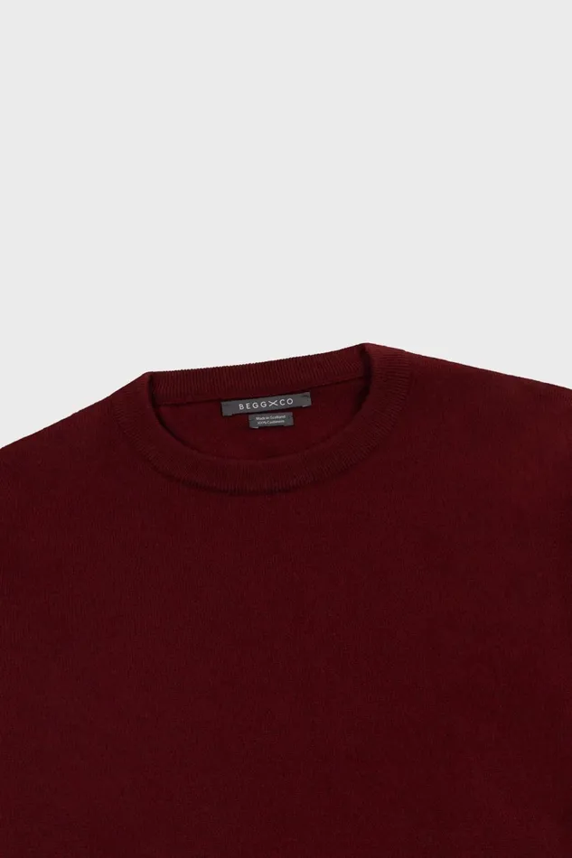 Men Begg X Co Sweaters Heriot Crew Cashmere Sweater Drama