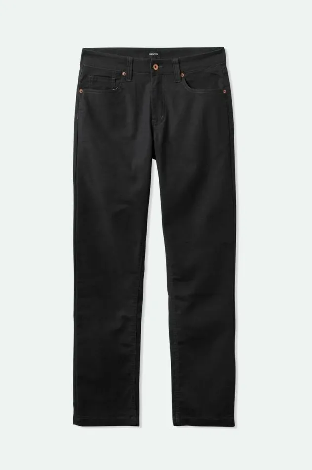 Men Builders 5Pocket Stretch Pant Black Brixton Pants