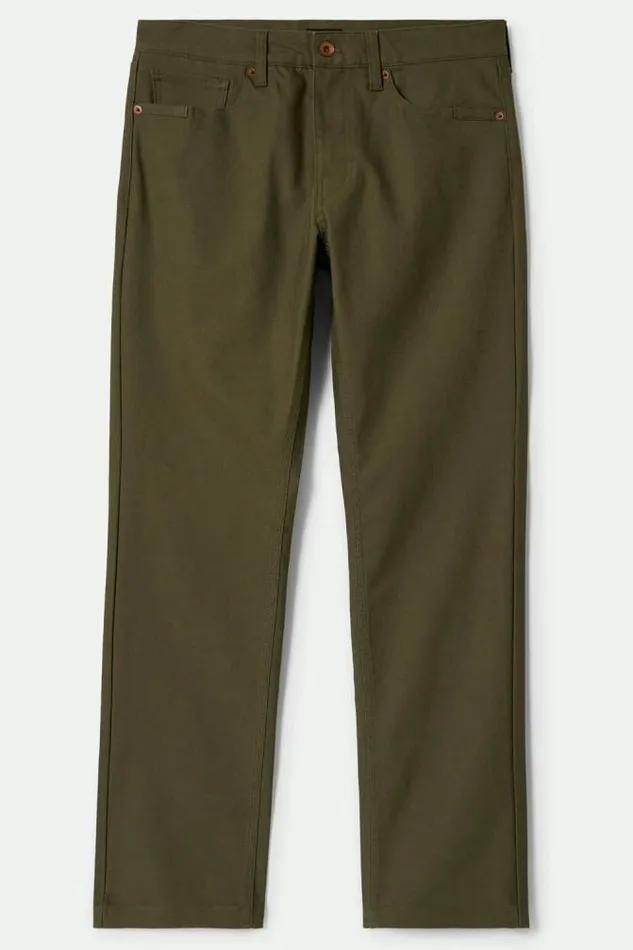 Men Builders 5Pocket Stretch Pant Ivy Green Brixton Pants