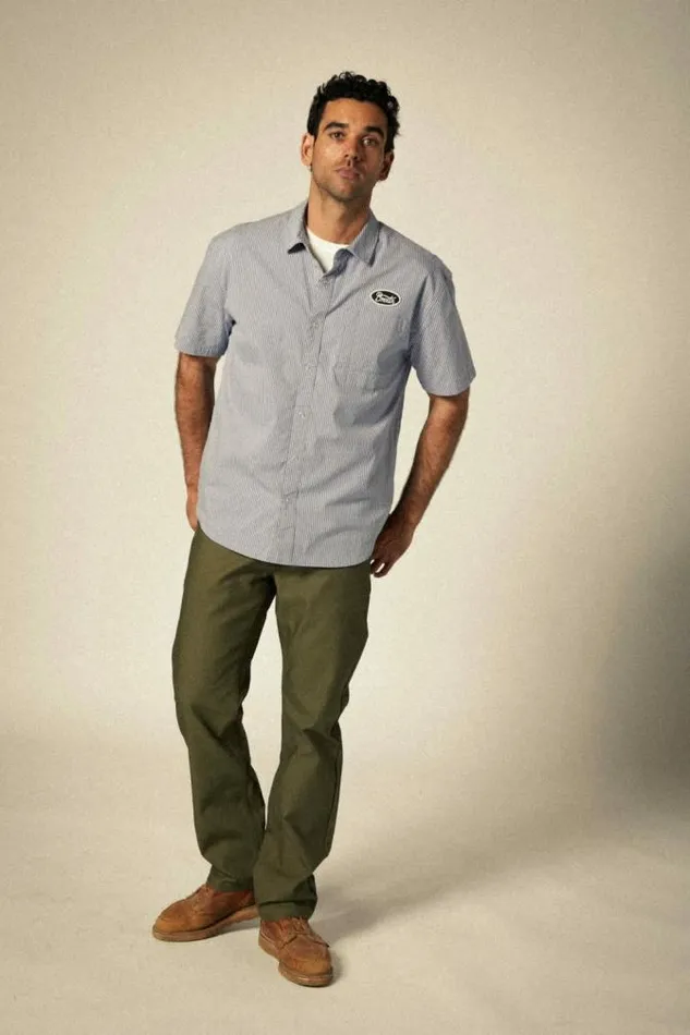Men Builders 5Pocket Stretch Pant Ivy Green Brixton Pants