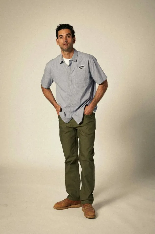 Men Builders 5Pocket Stretch Pant Ivy Green Brixton Pants
